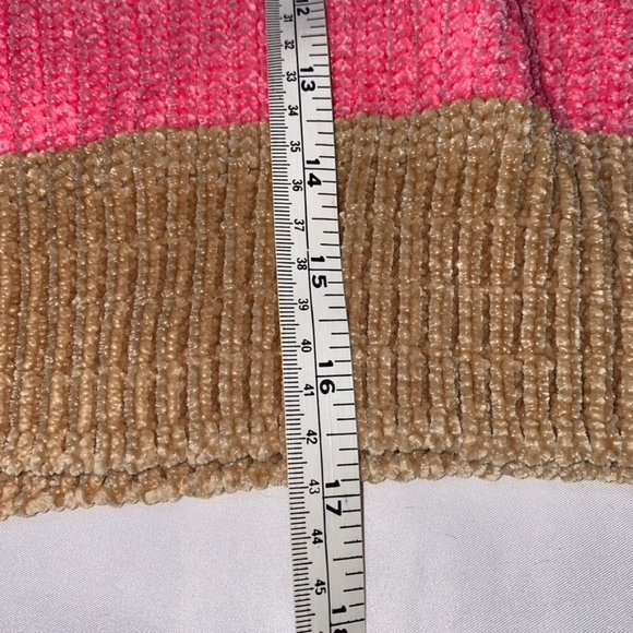 Cocovive soft and comfy Chenille Rainbow Striped sweater NWT XS, Small and Large - Picture 12 of 16